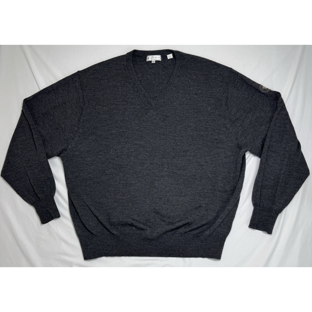 Peter‎ Millar Merino Wool V-Neck Sweater Mens Size XXL